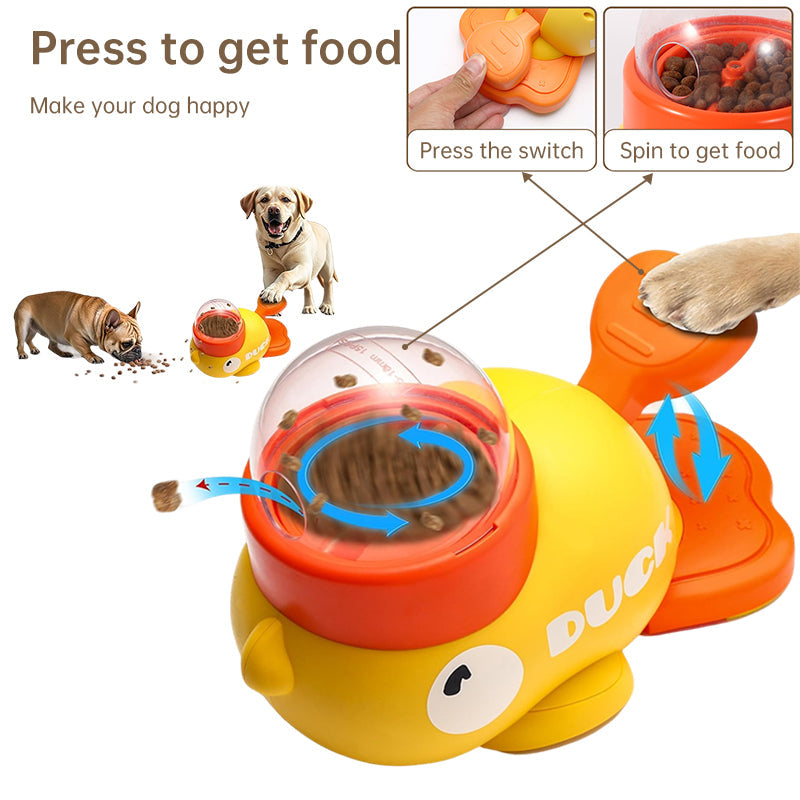 Cartoon Dog Feeder Toy: Washable Anti-Slip Design