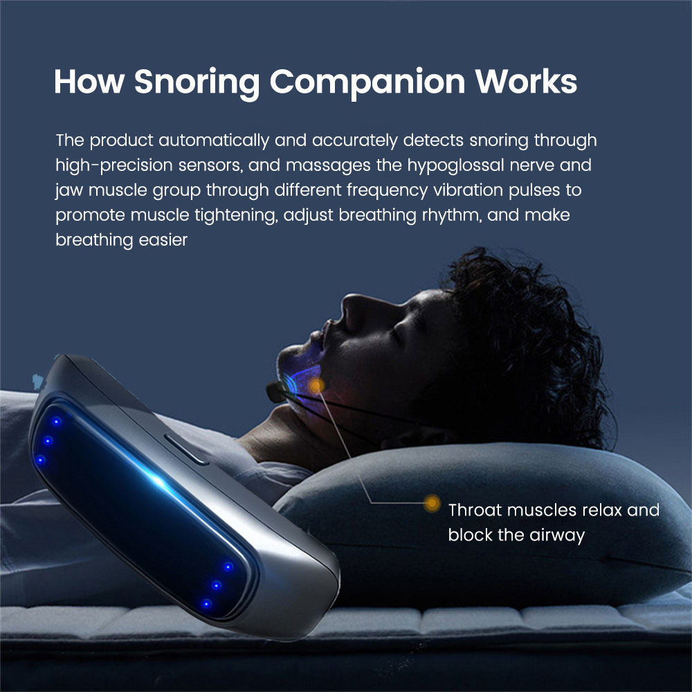 Smart Anti-Snoring Device with Gentle Pulse Stimulation