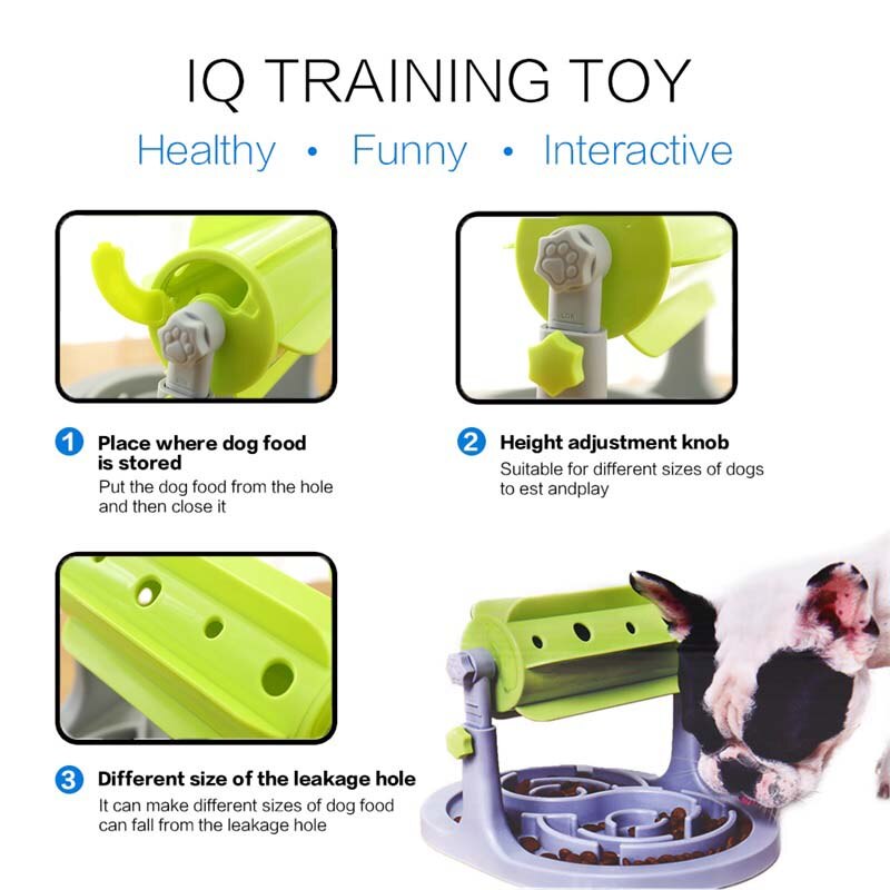 Interactive Slow Feeder Bowl for Dogs & Cats | IQ Toy