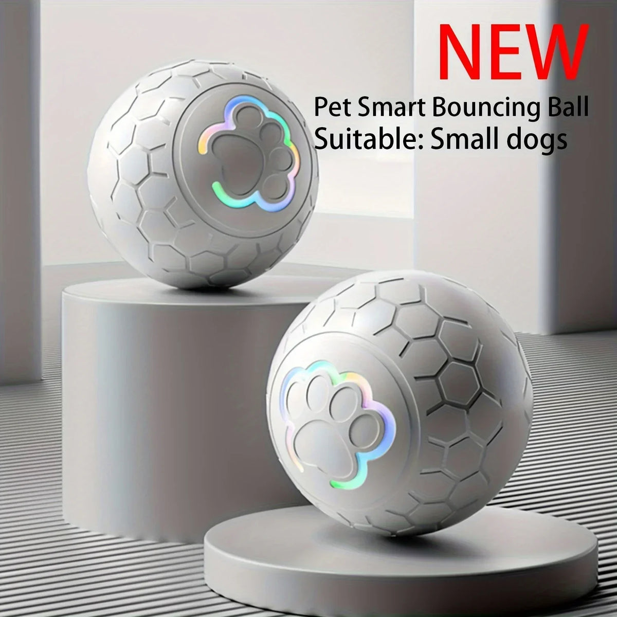 Interactive Pet Toy Ball for Small Dogs | 4-Hour Play