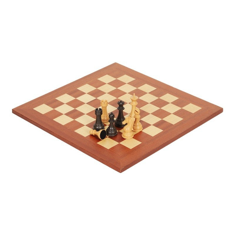 Wooden Chess Set with Folding Case and Organized Storage