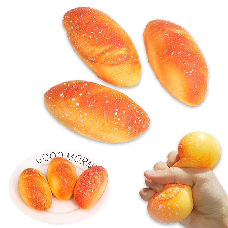 Bread Squeeze Toy Set for Playful Stress Relief Fun