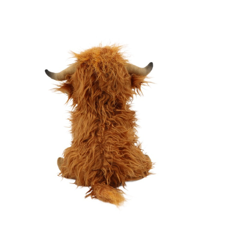 Highland Cow Plush Toy for Cozy Character and Charm