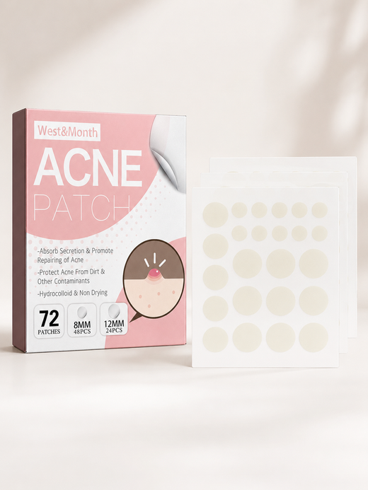 Invisible Acne Patches — Clear Breakouts Overnight Without Drying