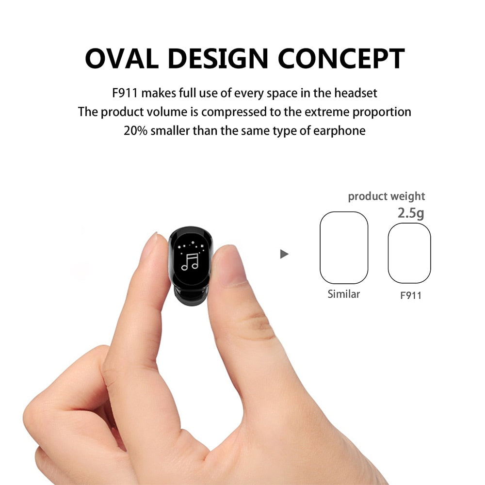 Wireless Earbuds 2.5g Ultra-Light Touch Control TWS
