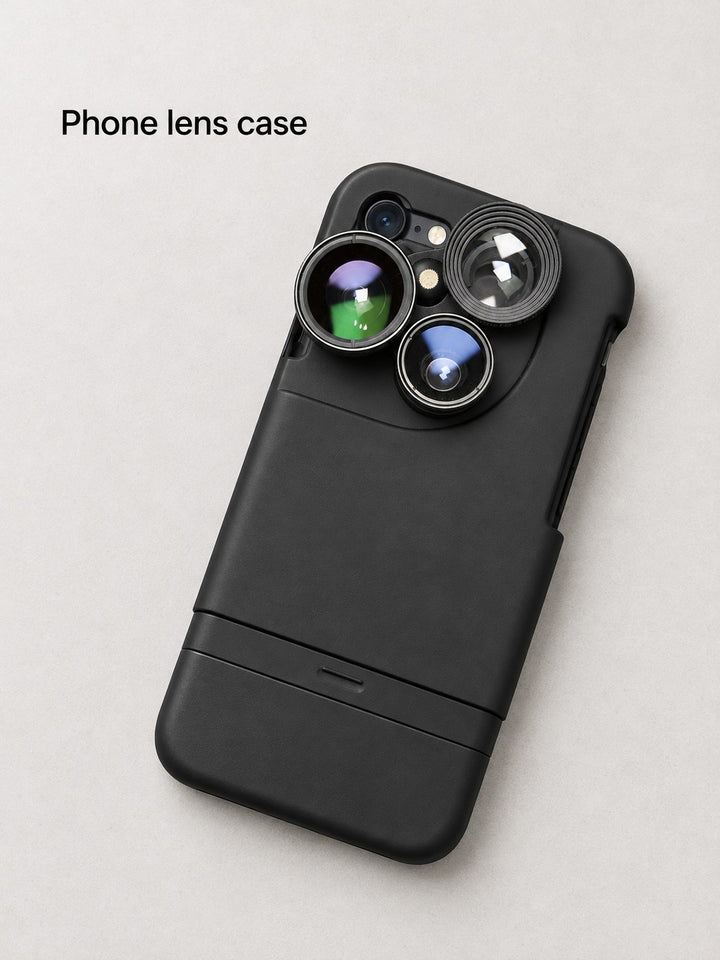 iPhone Lens Case with Fisheye, Wide Angle & Macro Lenses