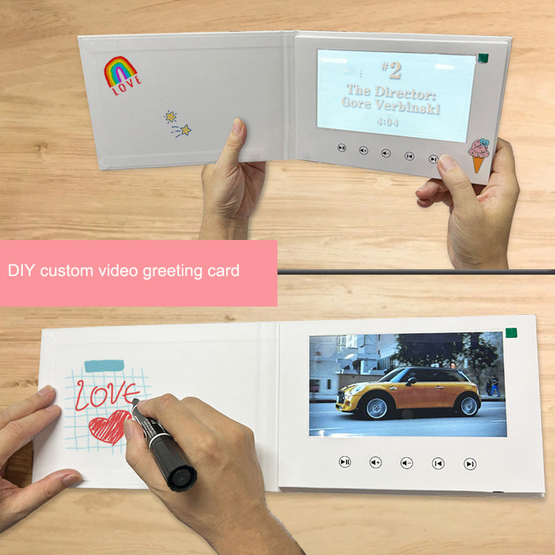 7-Inch Video Greeting Card for Unforgettable Moments