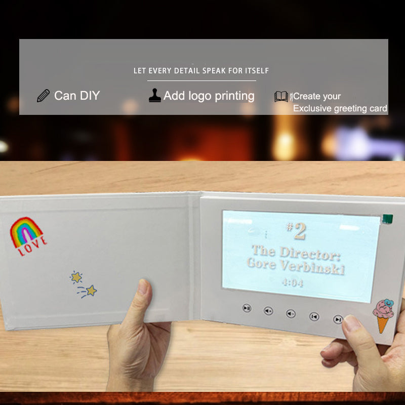 7-Inch Video Greeting Card for Unforgettable Moments