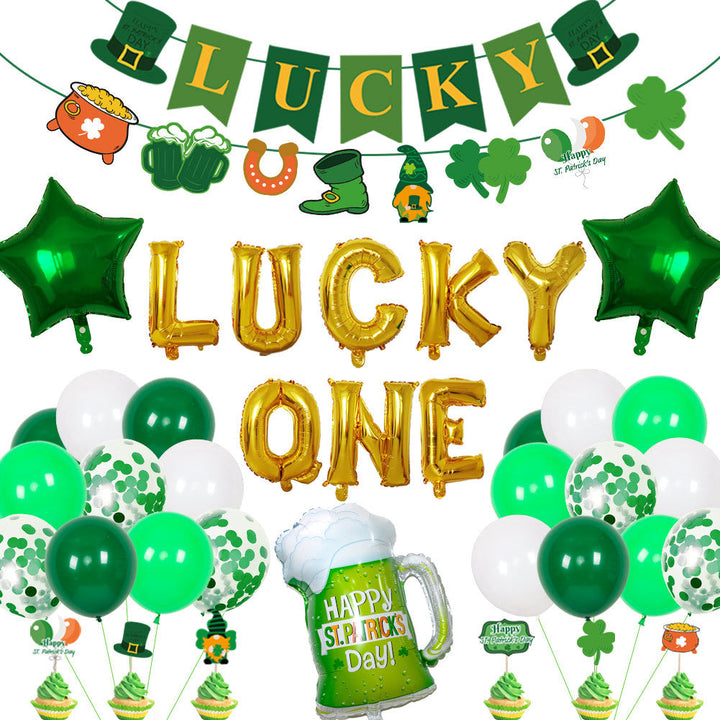 St. Patrick's Day Balloon Decoration Set | LUCKY ONE