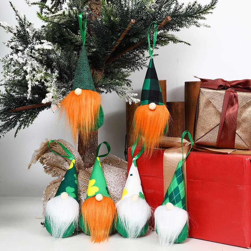 Irish Gnome Hanging Ornament for Playful Seasonal Decor