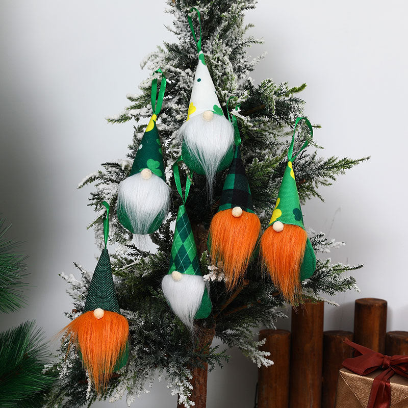 Irish Gnome Hanging Ornament for Playful Seasonal Decor