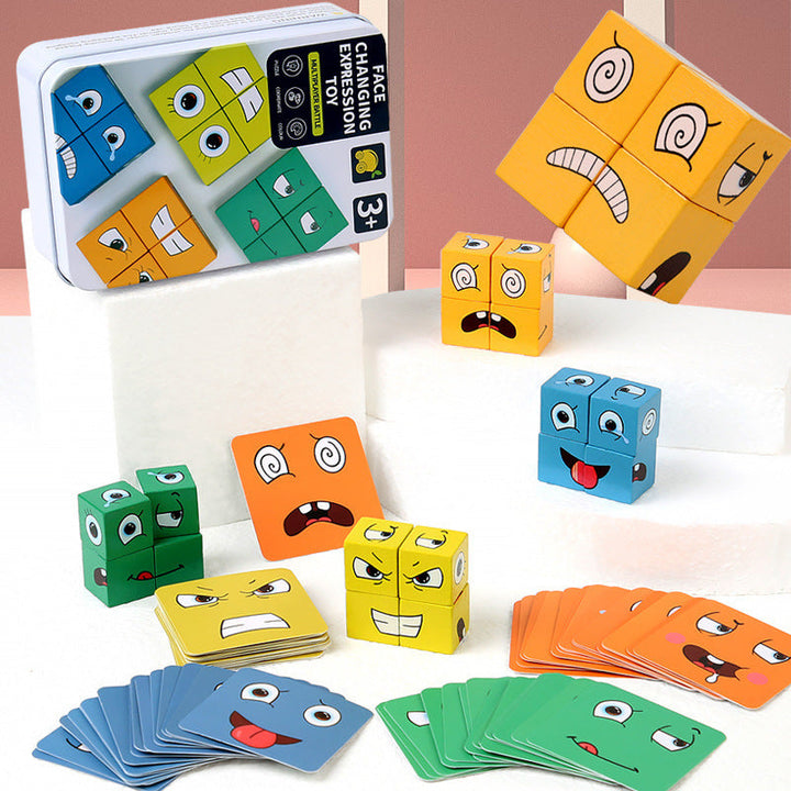Expression Matching Blocks for Screen-Free Family Play
