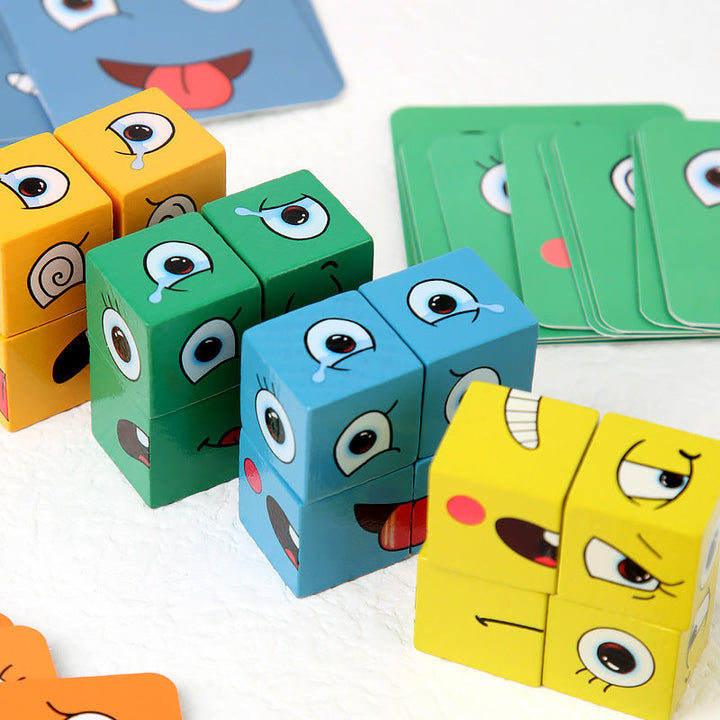 Expression Matching Blocks for Screen-Free Family Play