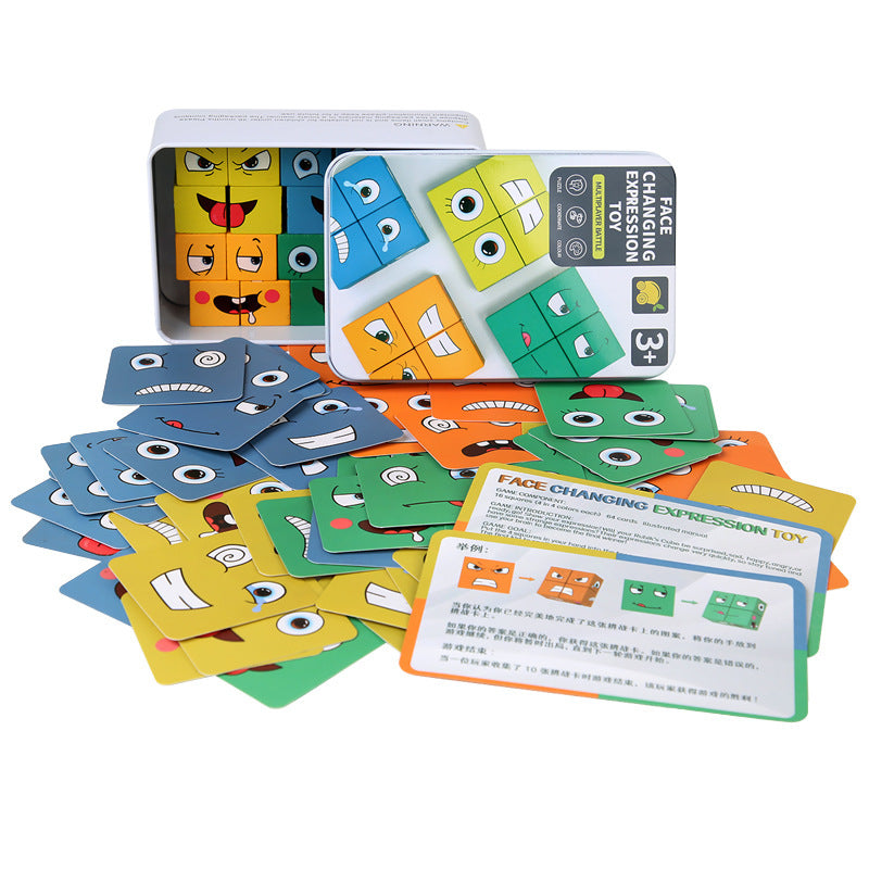 Expression Matching Blocks for Screen-Free Family Play