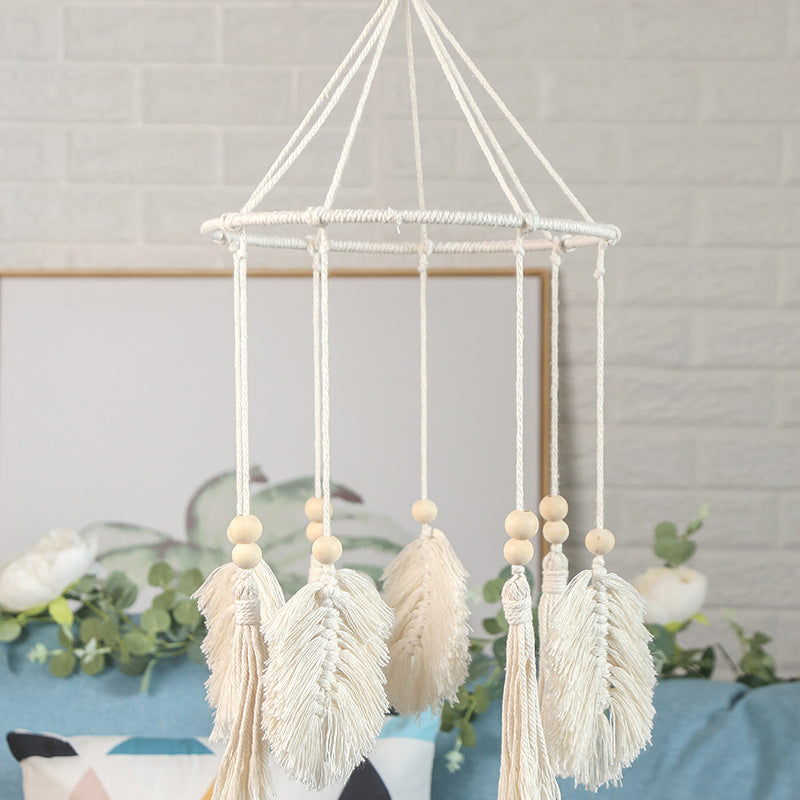Iron Ring Wind Chime Decor for Bohemian Home Texture