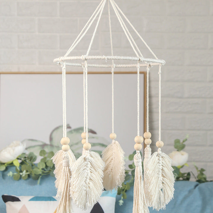 Iron Ring Wind Chime Decor for Bohemian Home Texture