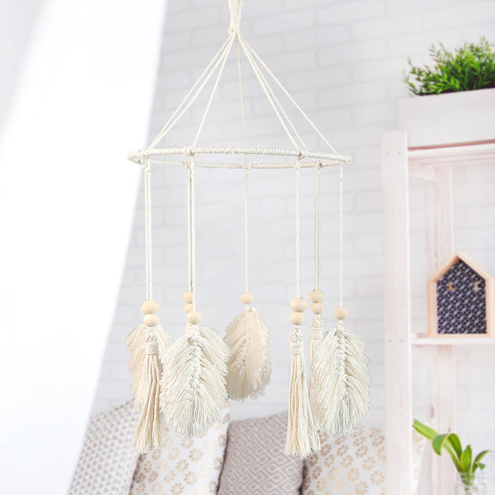 Iron Ring Wind Chime Decor for Bohemian Home Texture