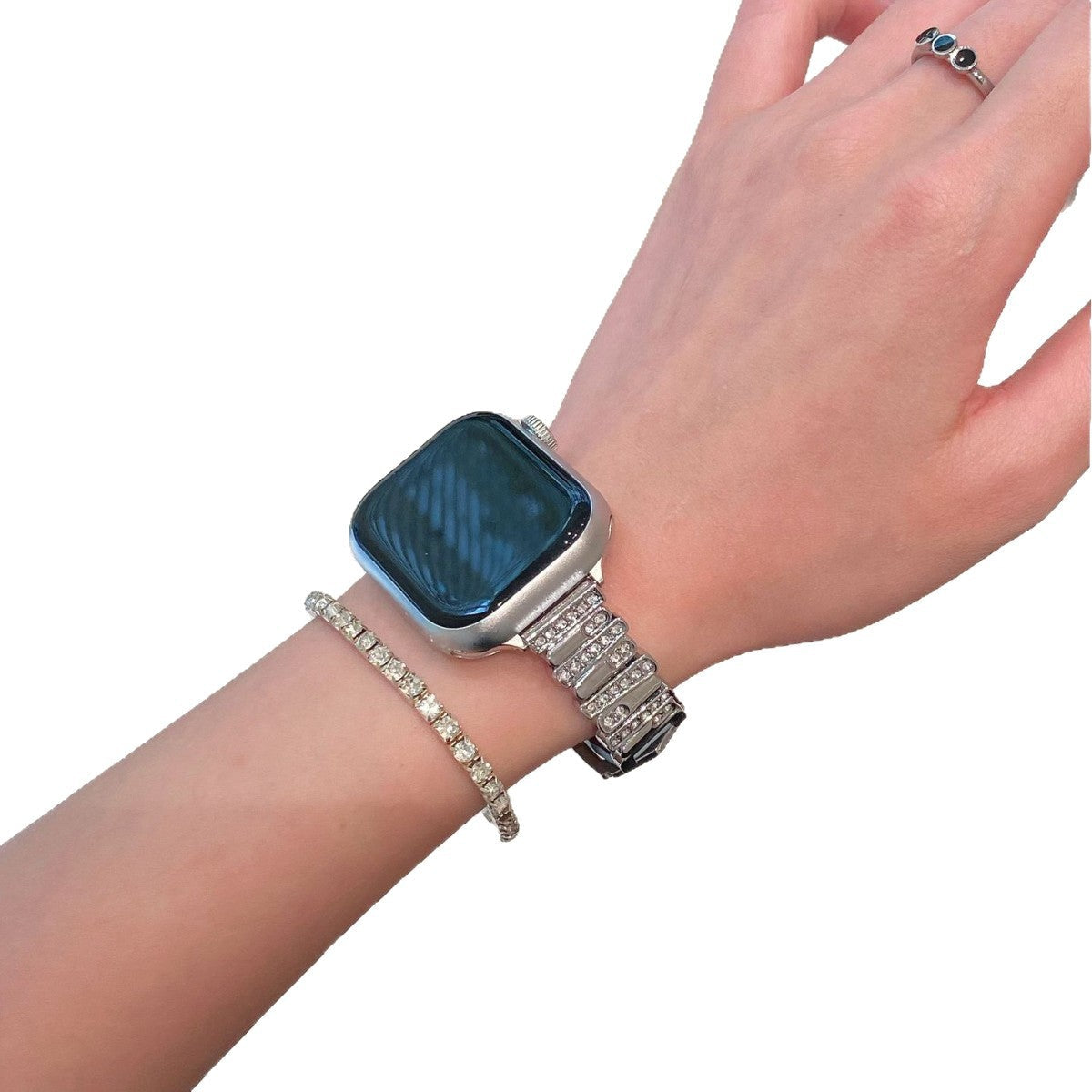 Rhinestone Apple Watch Band for Elegant Everyday Style
