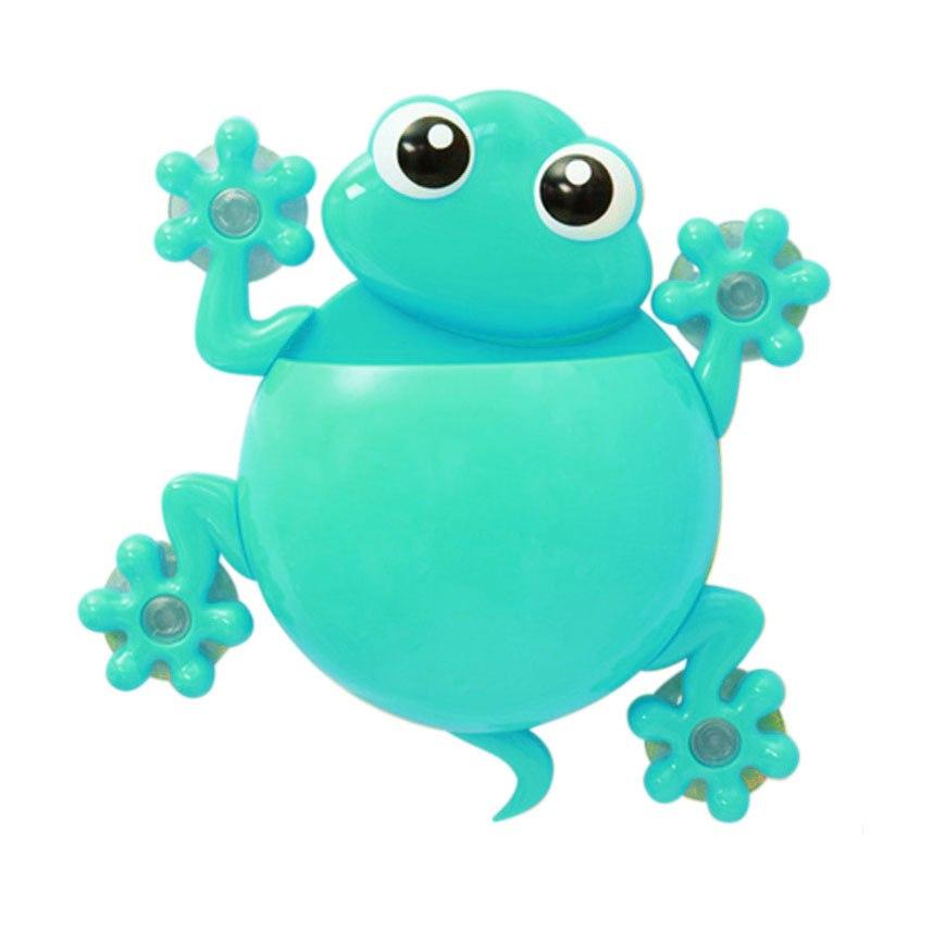 Cartoon Gecko Toothbrush Holder for Kids' Bathroom Counter