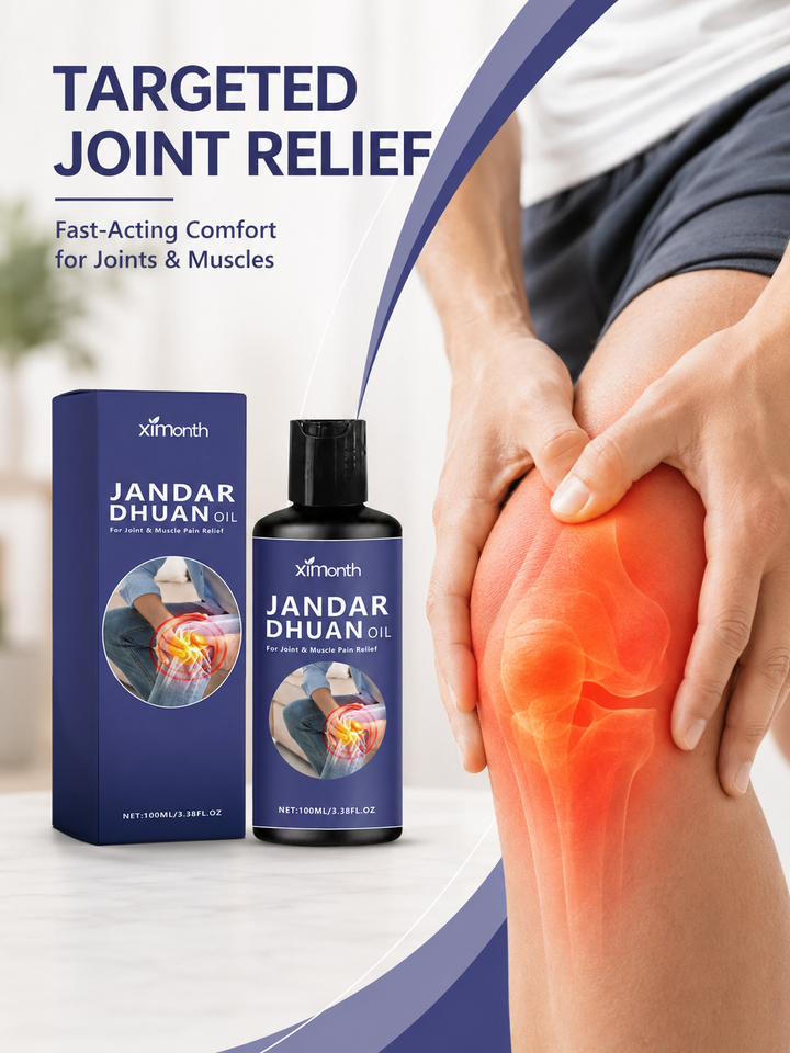 Pain Relief Massage Oil — Joint & Muscle Flexibility