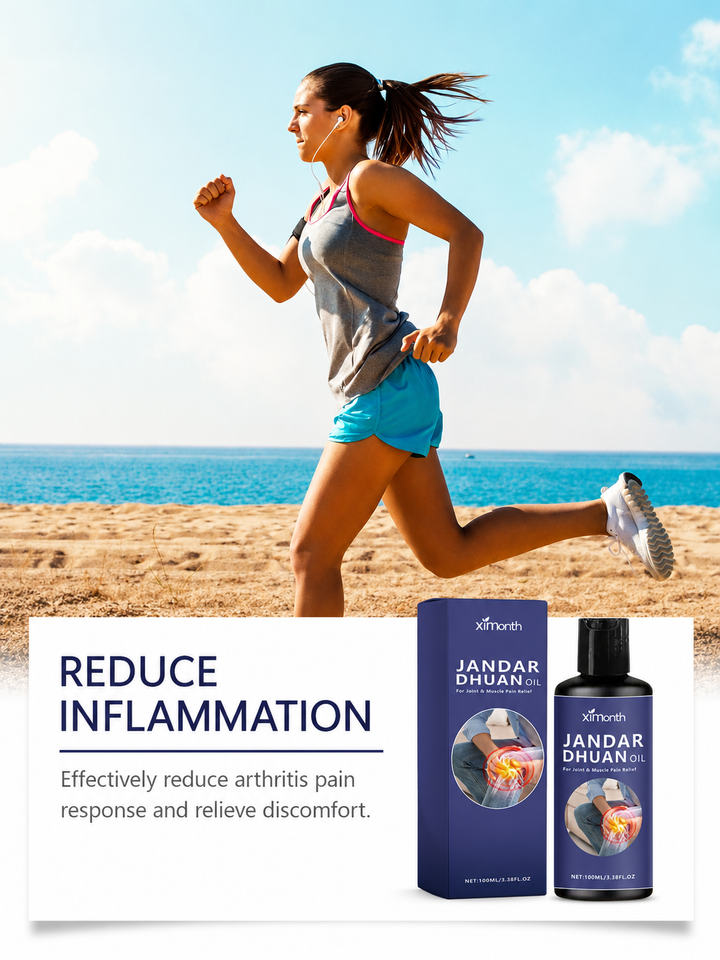 Pain Relief Massage Oil — Joint & Muscle Flexibility