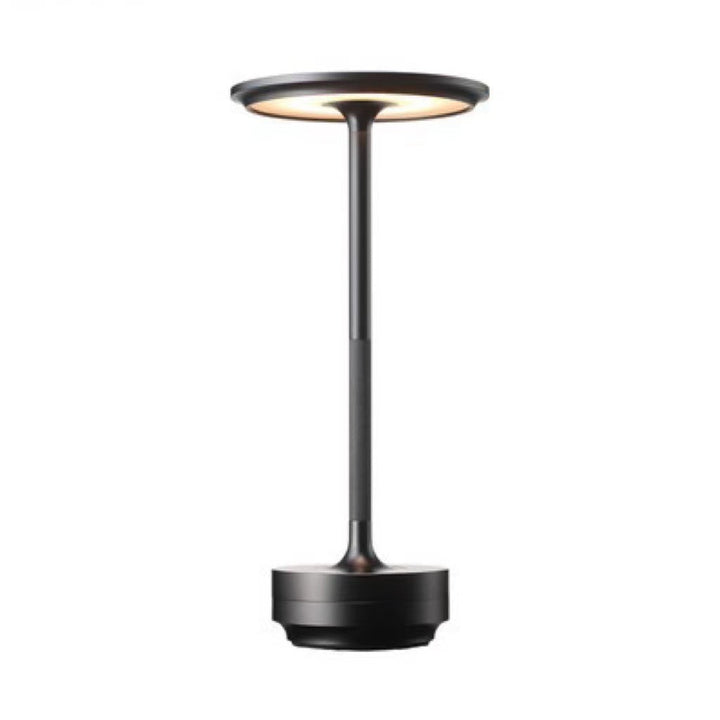 Cordless Retro Metal Table Lamp with Warm Amber Glow