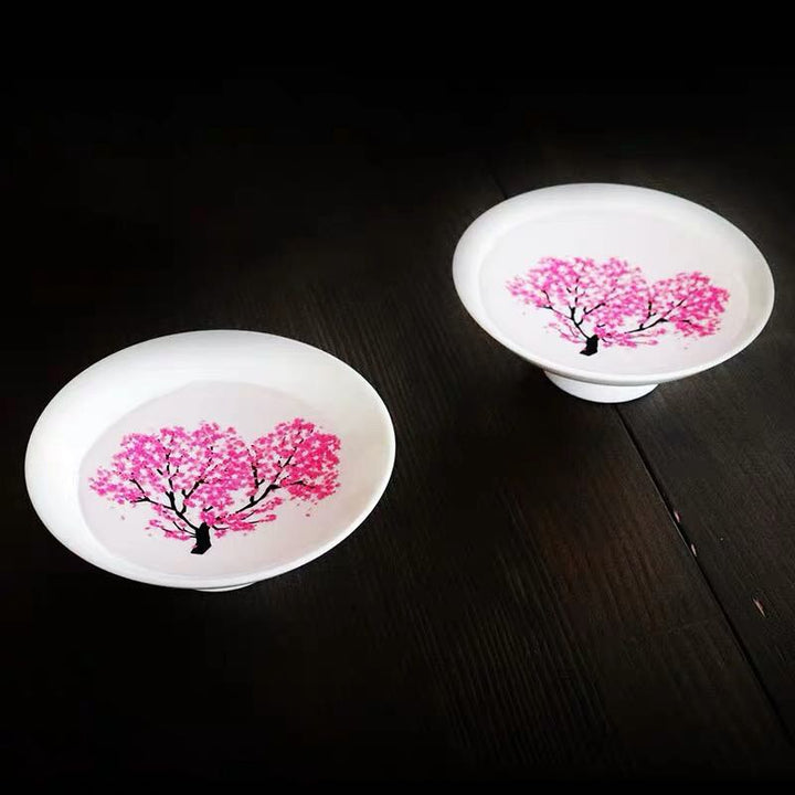 Cherry Blossom Sake Cup That Reveals Blossoms When Cold