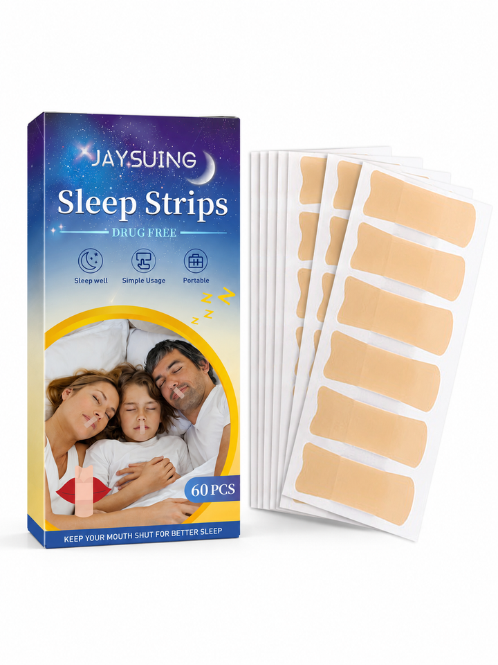 Anti‑Snoring Mouth Tape – Drug‑Free Snore Strips for Quiet Sleep