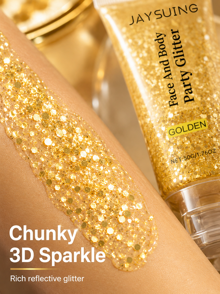 Jaysuing Glitter Gel — Body & Face Party Glitter 50g