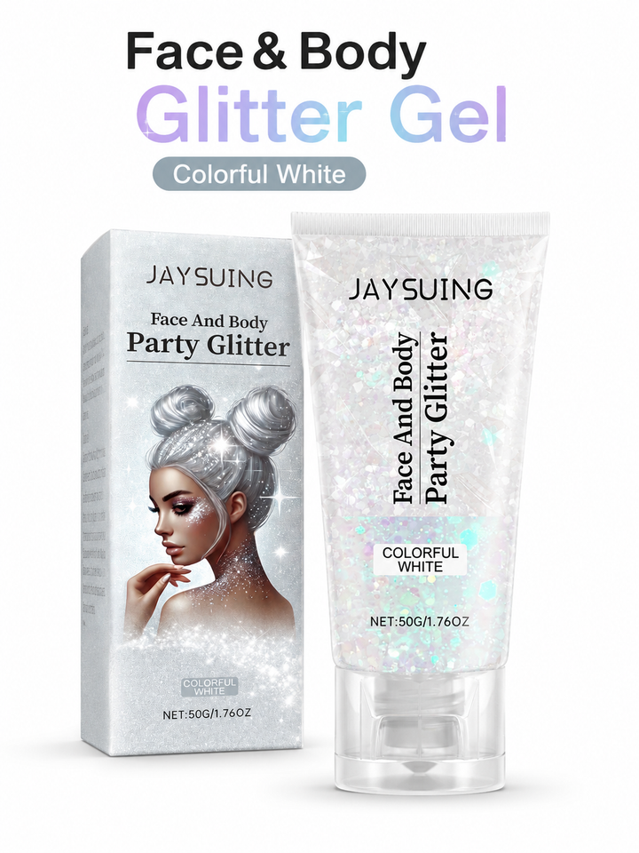 Jaysuing Glitter Gel — Body & Face Party Glitter 50g