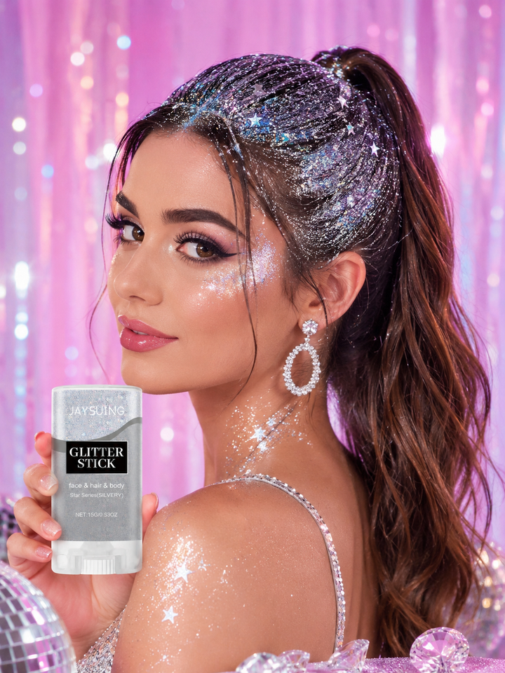 Silver Glitter Stick for Face, Hair & Body — Jaysuing