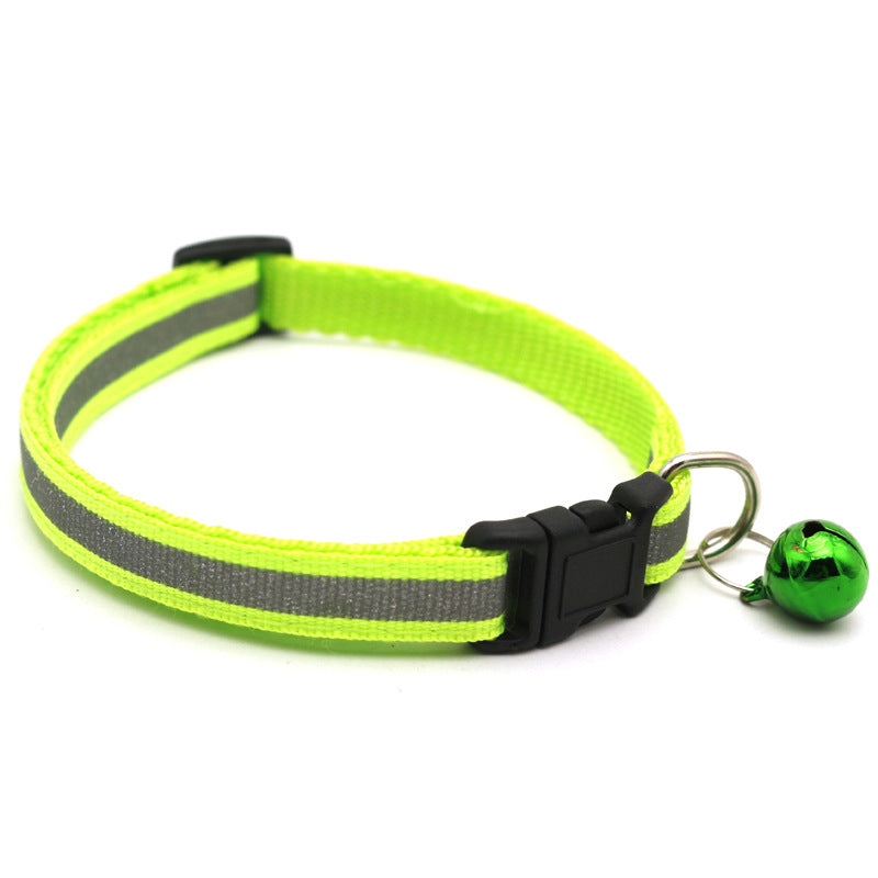Reflective Pet Collar for Safer Low-Light Evening Walks