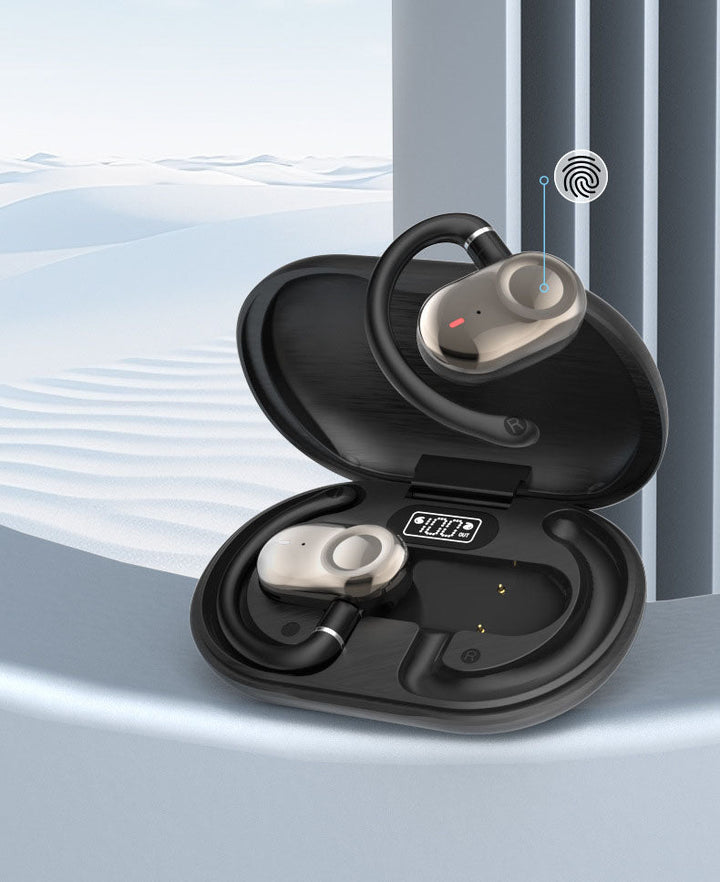 Open-Ear Wireless Earphones With Rotating Ear Hooks