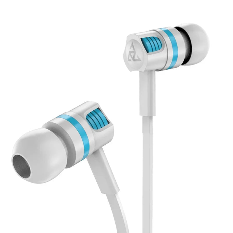 Wired Earphones with Mic and Call Button for Phones