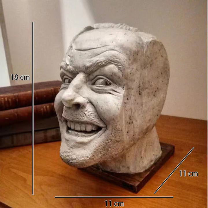 Johnny Resin Bookshelf Sculpture Decor Conversation Piece