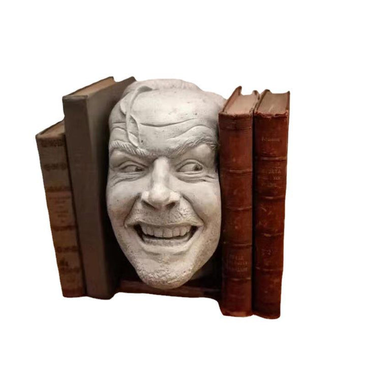 Johnny Resin Bookshelf Sculpture Decor Conversation Piece