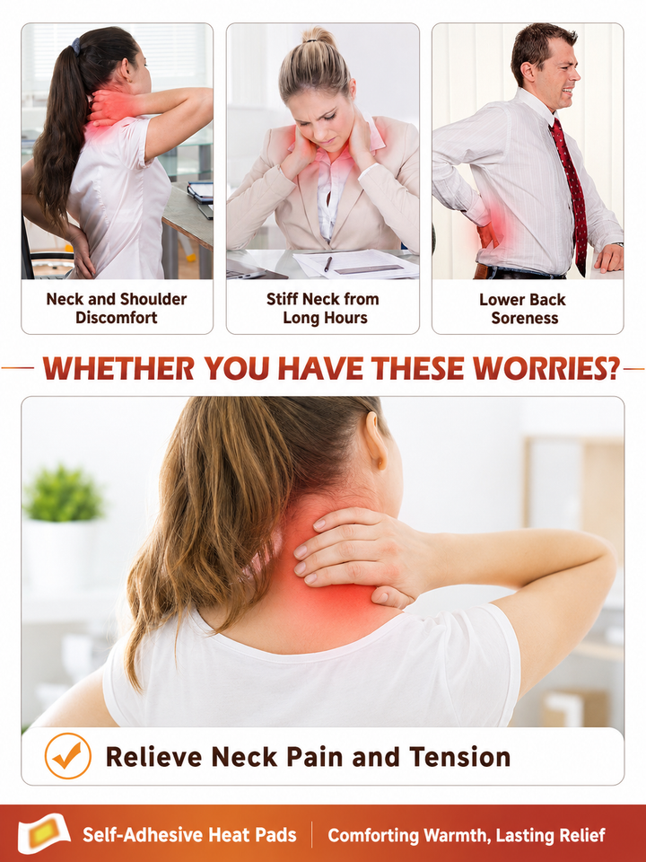 Joint Pain Fever Patch – 8‑Hour Heat Therapy for Neck & Back Pain