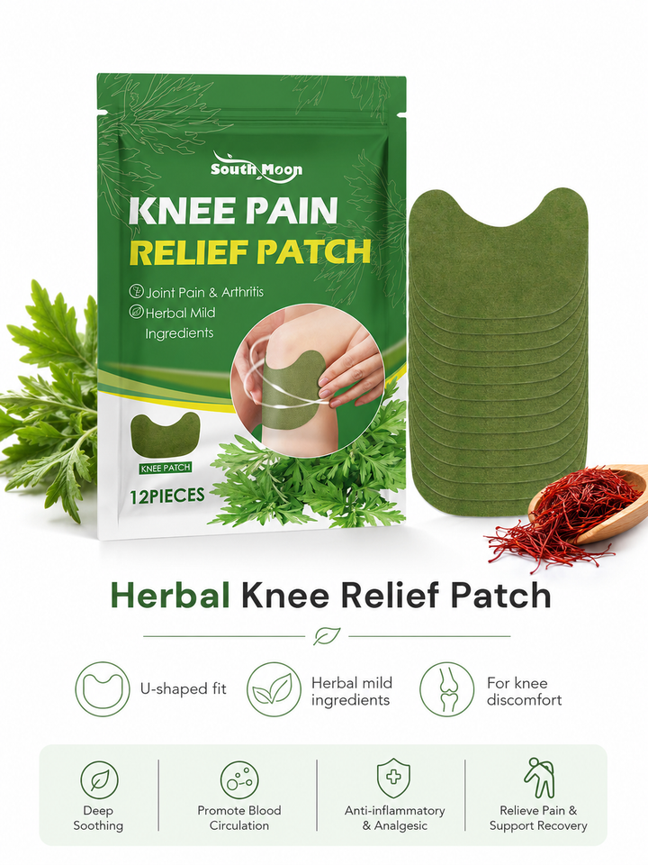 Wormwood Knee Pain Patch – Deep-Soothing Herbal Relief