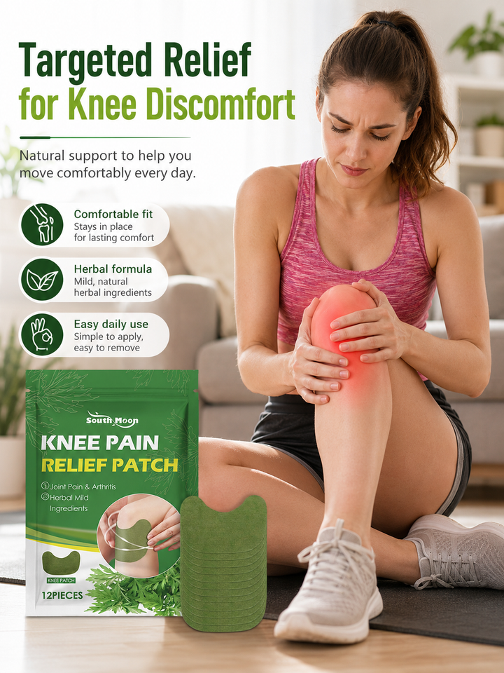 Wormwood Knee Pain Patch – Deep-Soothing Herbal Relief