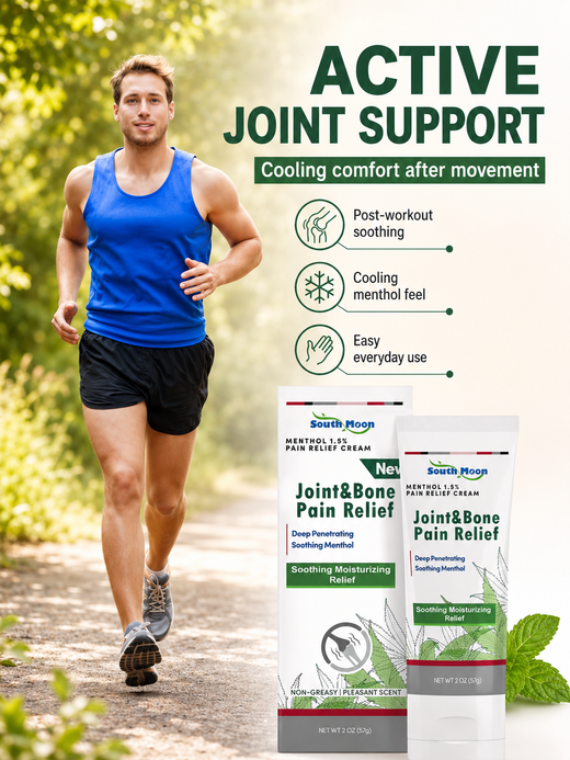 Joint & Bone Pain Relief Cream — Deep Penetrating Menthol 1.5%