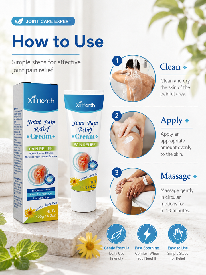 Joint Pain Relief Cream — Fast Soothing for Muscle & Joint