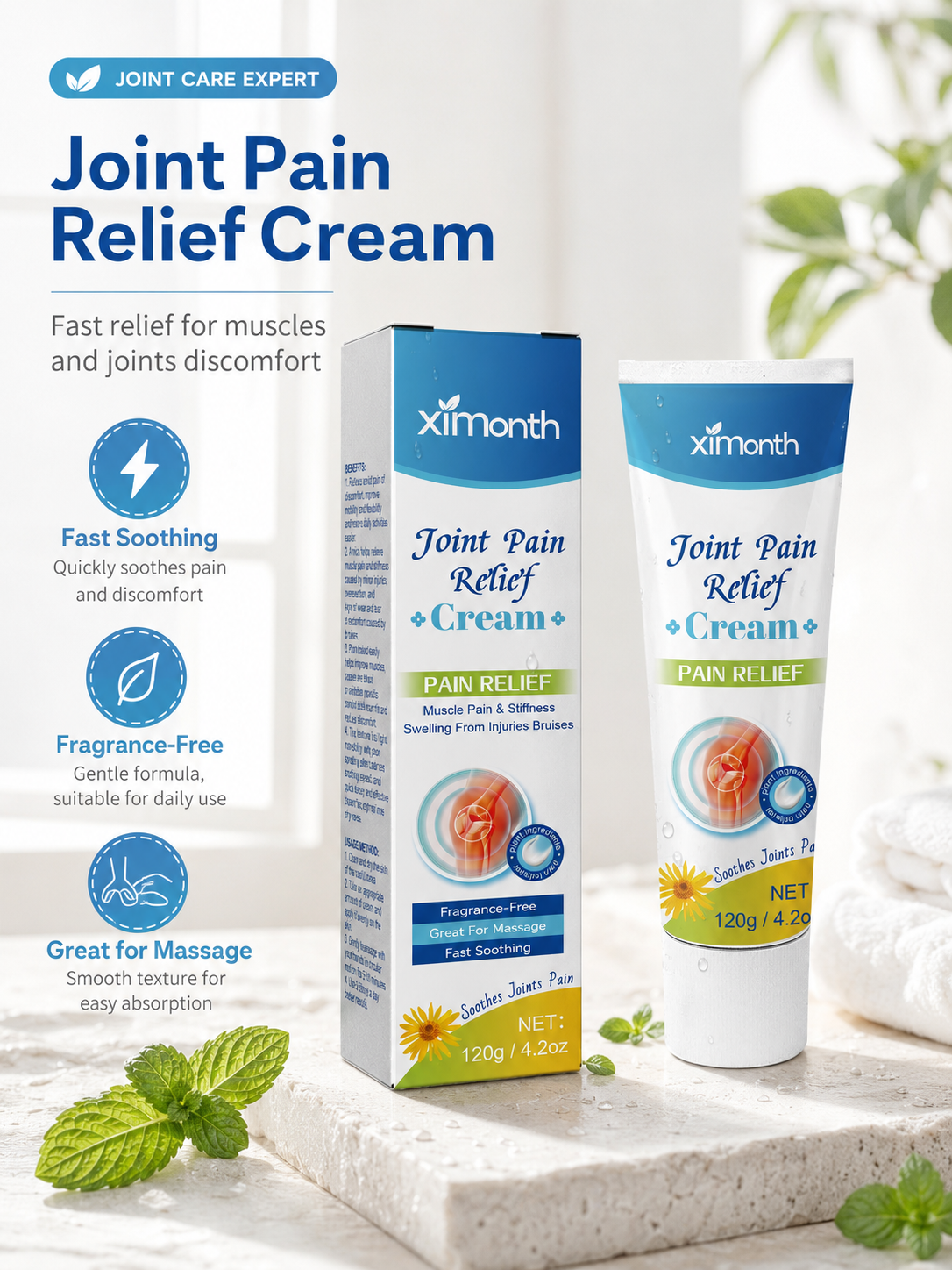 Joint Pain Relief Cream — Fast Soothing for Muscle & Joint