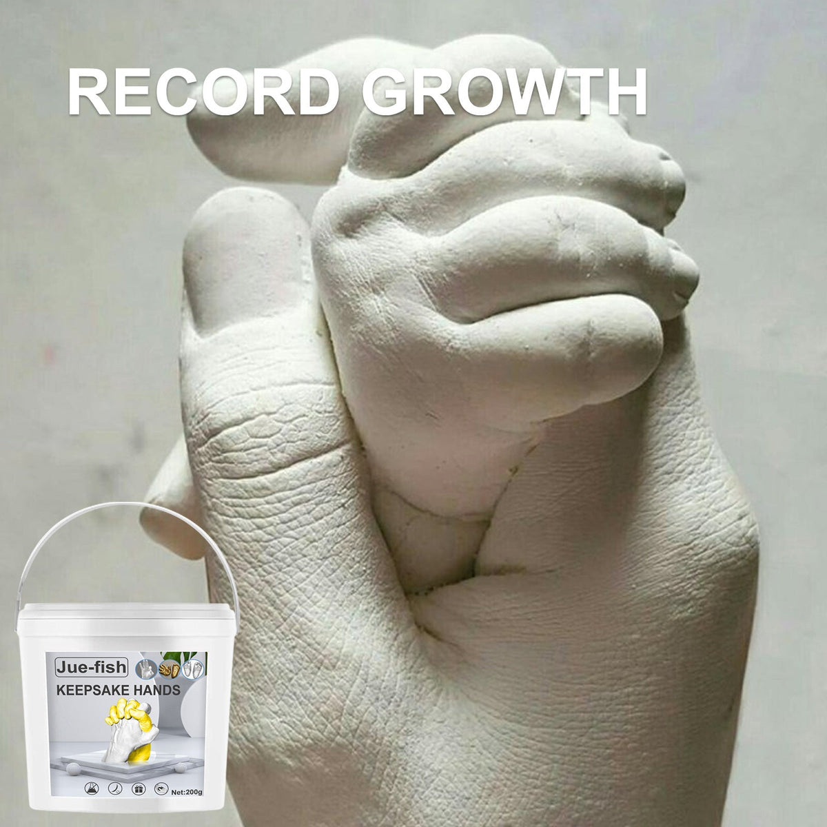 3D Hand Casting Kit for Detailed Lifelong Keepsakes