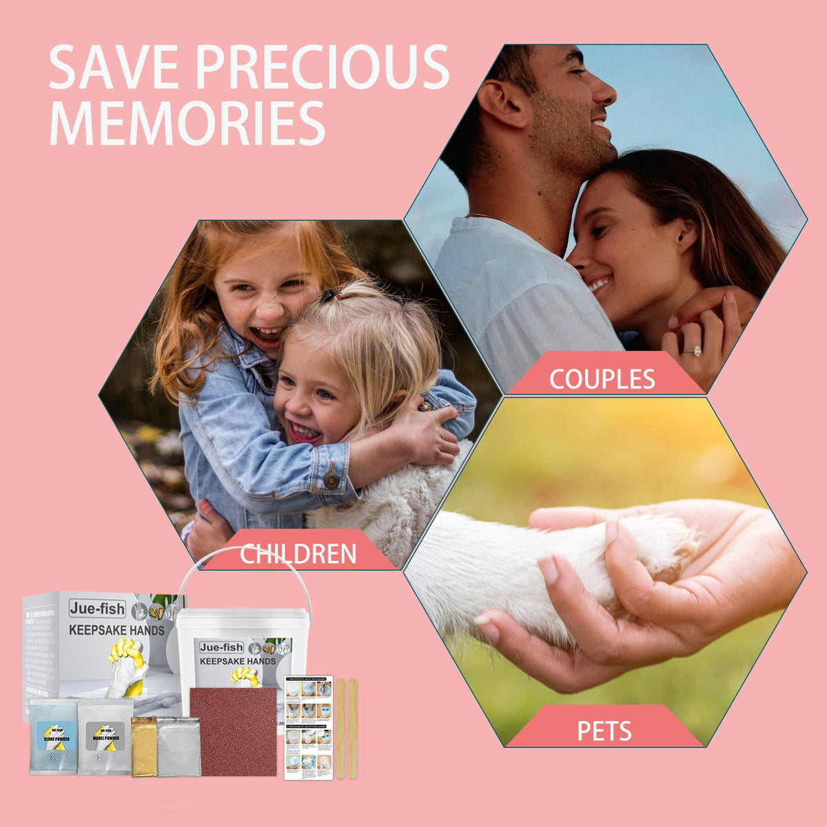 3D Hand Casting Kit for Detailed Lifelong Keepsakes