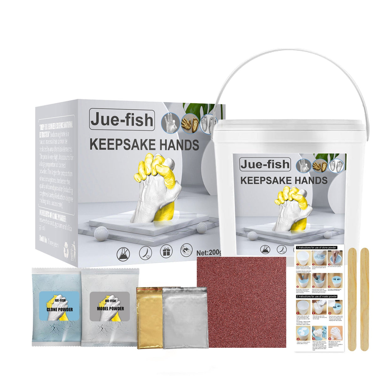 3D Hand Casting Kit for Detailed Lifelong Keepsakes