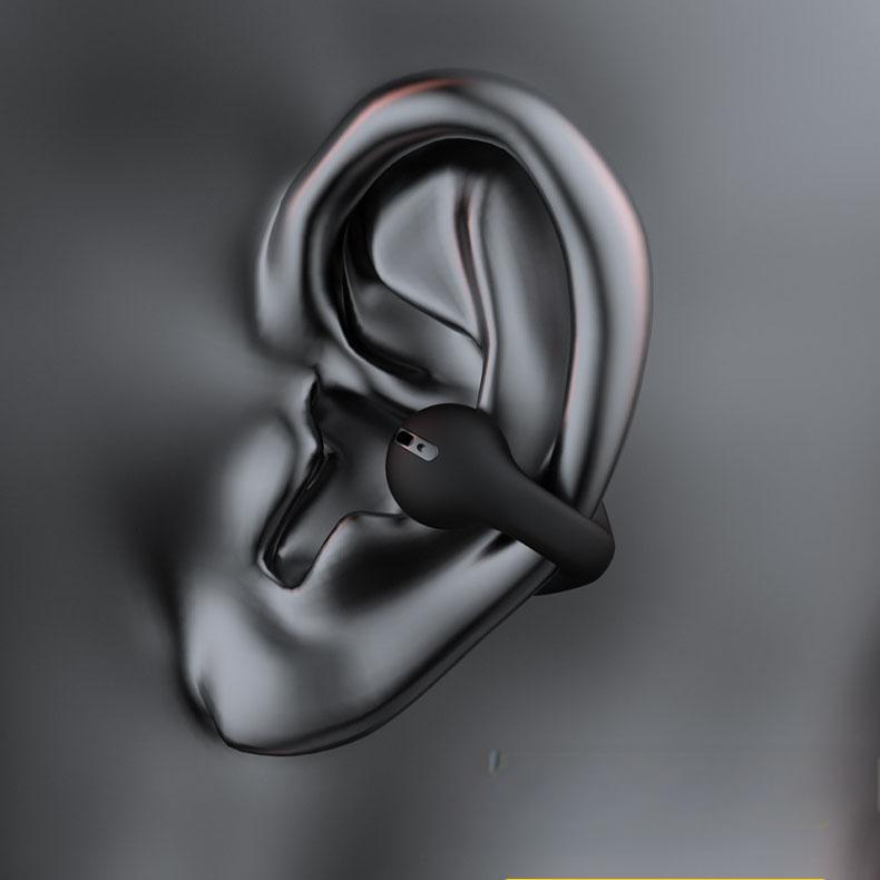 Clip-On Open-Ear Bluetooth Earphones for Commuters