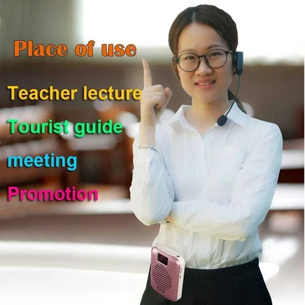 Portable Voice Amplifier Speaker for Teachers & Guides