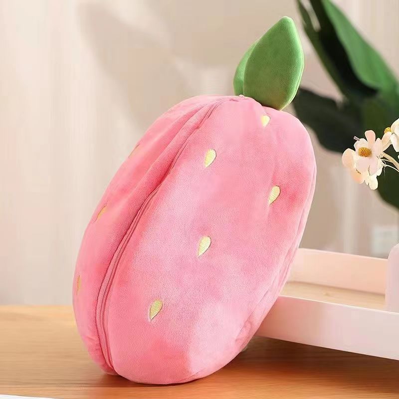 Transforming Fruit Bunny Plush Toy for Cute Cuddles