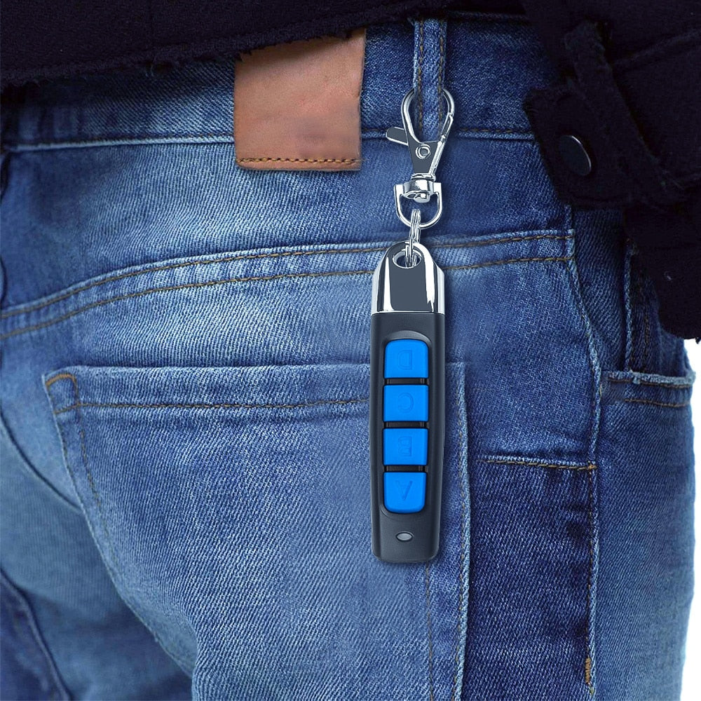 433MHz 4-Channel Garage Gate Remote with Code Cloning