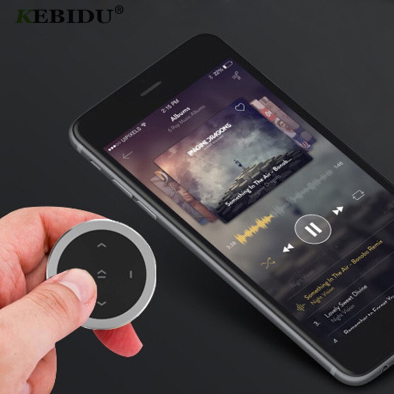 Wireless Bluetooth Steering Wheel Music Remote Control